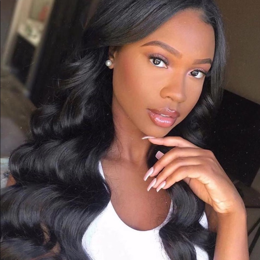 Lace front wig